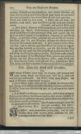 XIX. Von der Buß und Beichte