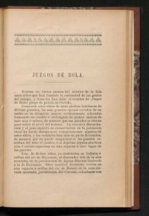 Juegos de bola.