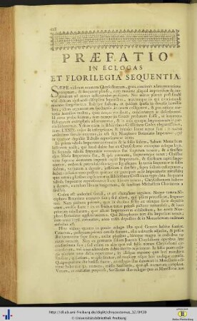 S. Joannis Chrysostomi eclogae et homiliae.