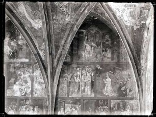 evangelische Friedhofkirche; Wandbild im Schiff, Nordwand