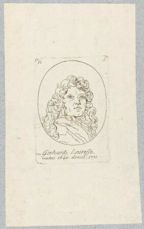 Bildnis des Gerhard Lairesse