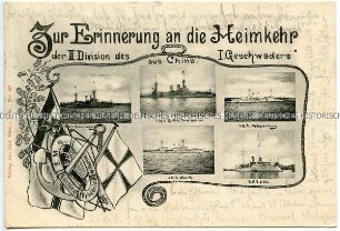 Heimkehr deutscher Kriegsschiffe aus dem ostasiatischen Kreuzgeschwader