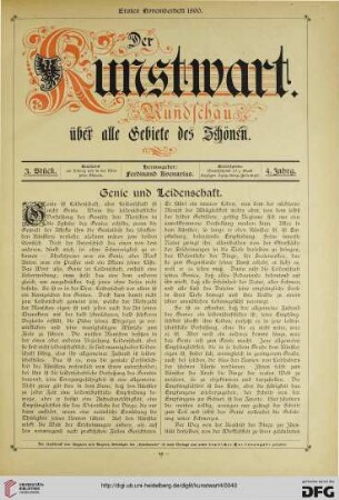 Genie und Leidenschaft