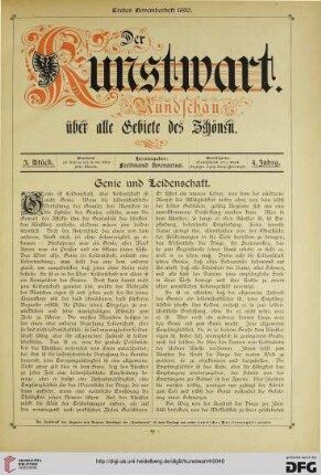 Genie und Leidenschaft