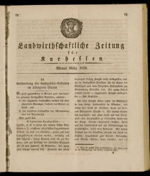 Monat März 1832