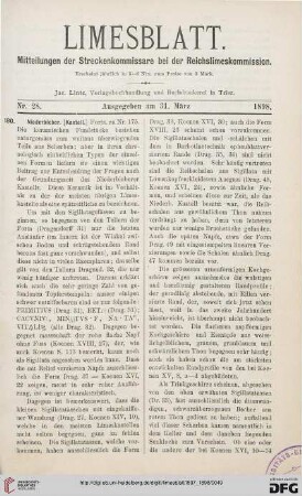 Nr. 28 (31. März 1898)