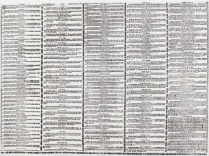 Textblatt zu den Porträts schwedischer Könige