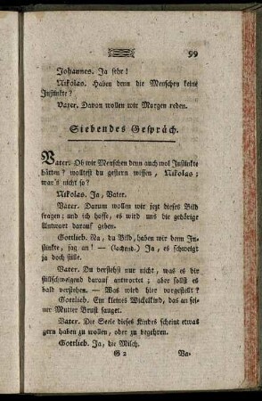 Siebendes Gespräch.