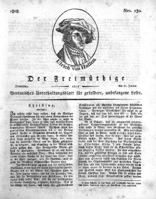 Nro. 130, Donnerstag, den 30. Junius 1808
