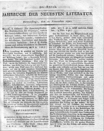 1801-11-12 : 312. Stück