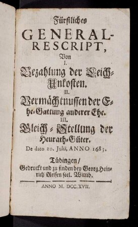 147-192, Fuerstliches General-Rescript