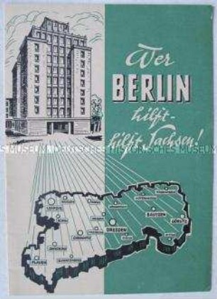 Propagandaschrift für das nationale Aufbauprogramm Berlin