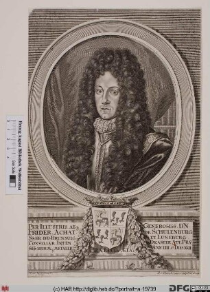 Bildnis Friedrich Achaz Reichsfrhr. von der Schulenburg (-Hehlen)