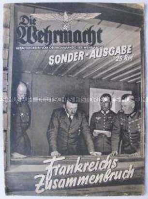 Sonderausgabe der Fachzeitschrift "Die Wehrmacht" zur Kapitulation Frankreichs