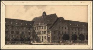 Schule: Perspektivische Ansicht Fassade