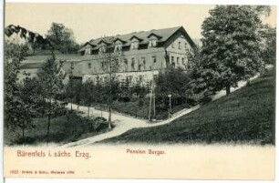 Bärenfels. Pension Burger