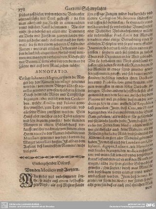 Siebenzehender Discurß. Von den Medicis und Aertzten.