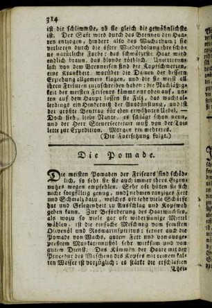 Die Pomade