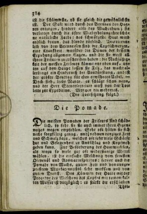 Die Pomade