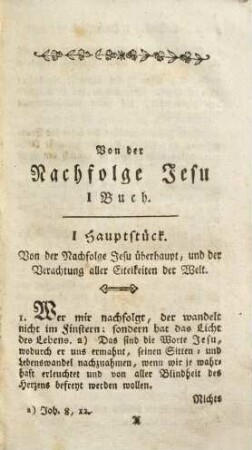 Des ehrwürdigen Thomas von Kempen vier Bücher von der Nachfolge Jesu