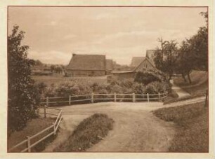 Allermöhe. Grenze Moorfleth (aus dem Album "Hamburg: Land und Leute der Niederelbe")