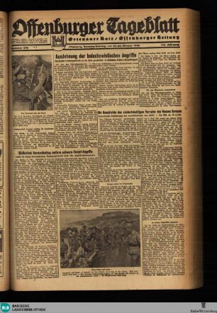 Offenburger Tageblatt, Samstag+Sonntag