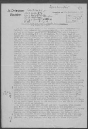 Amlishagen: Inspektionsbericht 1957