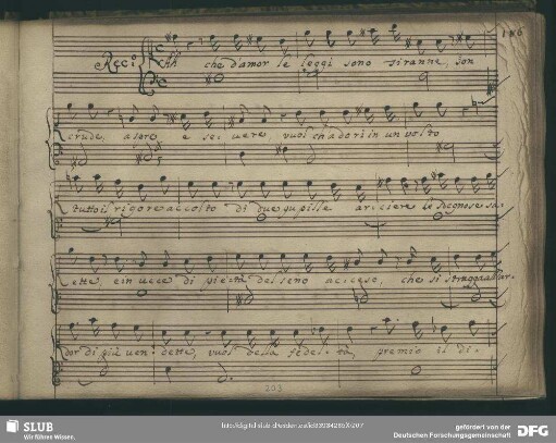 Recitativo: Ah che d'amor le leggi sono tiranne
