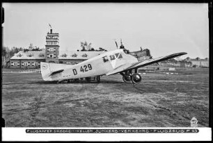 Flughafen Dresden-Heller, Junkers-Verkehrsflugzeug F 13