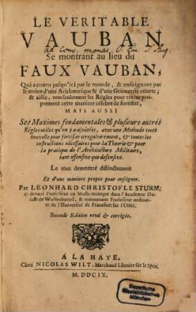 Le véritable Vauban ...