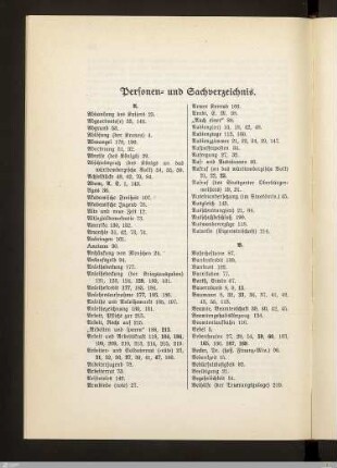 Personen- und Sachverzeichnis