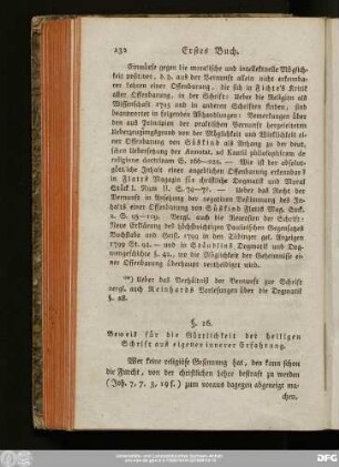 §. 16. Beweis für die Göttlichkeit der heiligen Schrift aus eigener innerer Erfahrung.