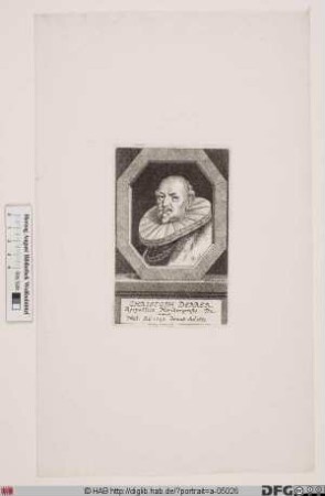 Bildnis Christoph Dörrer (Derrer) (von der Untern Bürg)