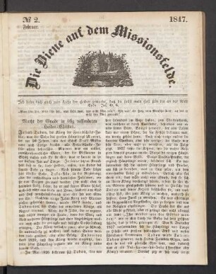N° 2. Februar. 1847
