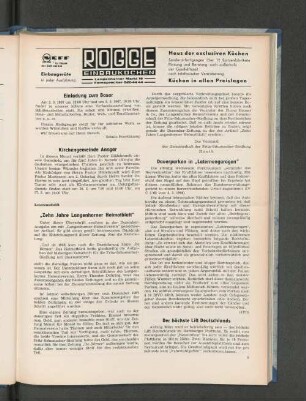 Leserzuschrift "Zehn Jahre Langenhorner Heimatblatt"