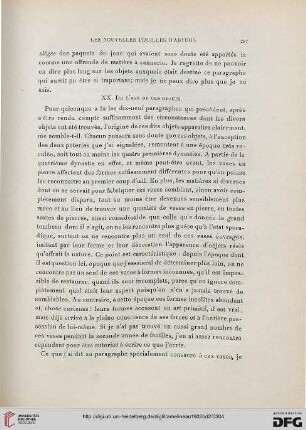 XX: De l’âge de ces objets