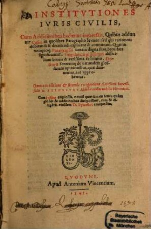 Institutiones iuris civilis
