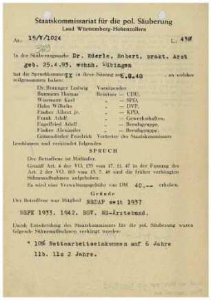 Ederle, Robert, Dr.