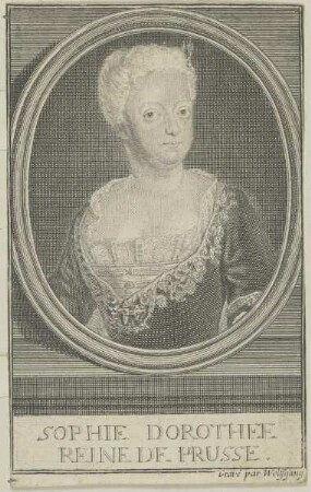 Bildnis der Sophie Dorothee de Prusse