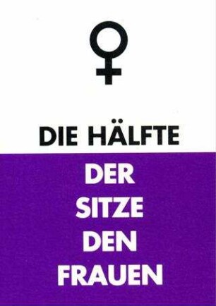 Kampagne für Gleichstellung
