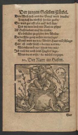 [Der Narr im Hafen.]