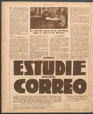 La situación actual de los periodistas, según la "Liga de las Naciones"