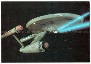 Das Raumschiff Enterprise aus der Serie "Star Trek"