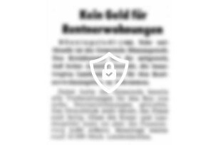 Kein Geld für Rentnerwohnungen