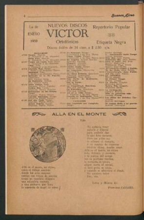 Allá en el monte : Vals