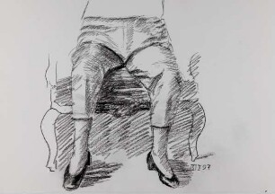 Ohne Titel (Studie zu Bildnis Diri)