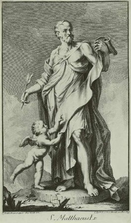 S. Matthaeus Ev. (nach einer Statue der Hofkirche)