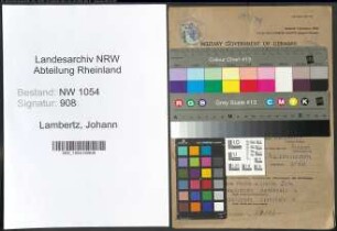Entnazifizierung Johann Lambertz , geb. 09.06.1884 (Weichenwaerter)