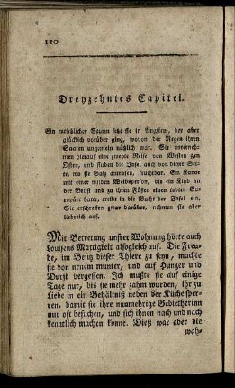 Dreyzehntes Capitel.