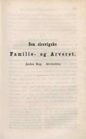 Anden Bog. Arveretten.